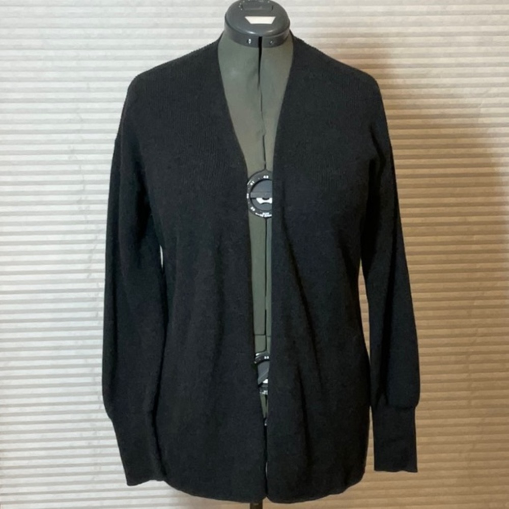 A New Day Charcoal cardigan. Classic. Dress up or down. Size M (Runs Large).